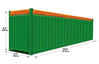 размеры контейнеров open top Саратов